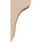Ekena Millwork 4"W x 4"D x 8"H Wide Olympic Rough Cedar Woodgrain TimberThane Corbel, Primed Tan CORUR04X04X08OLYRCPR - alternate 2